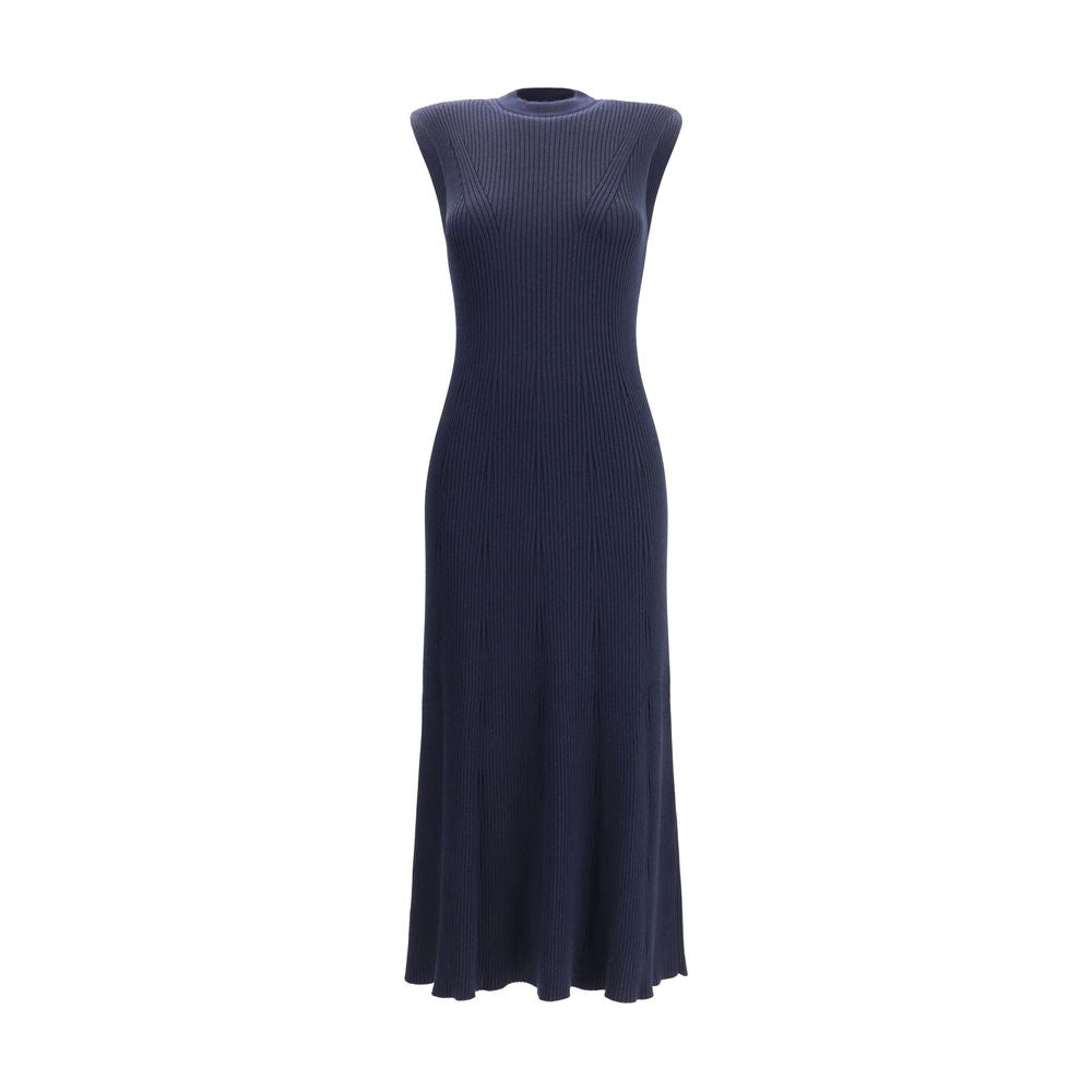 SA SU PHI Ribbed Cashmere Silk Sleeveless Long Dress