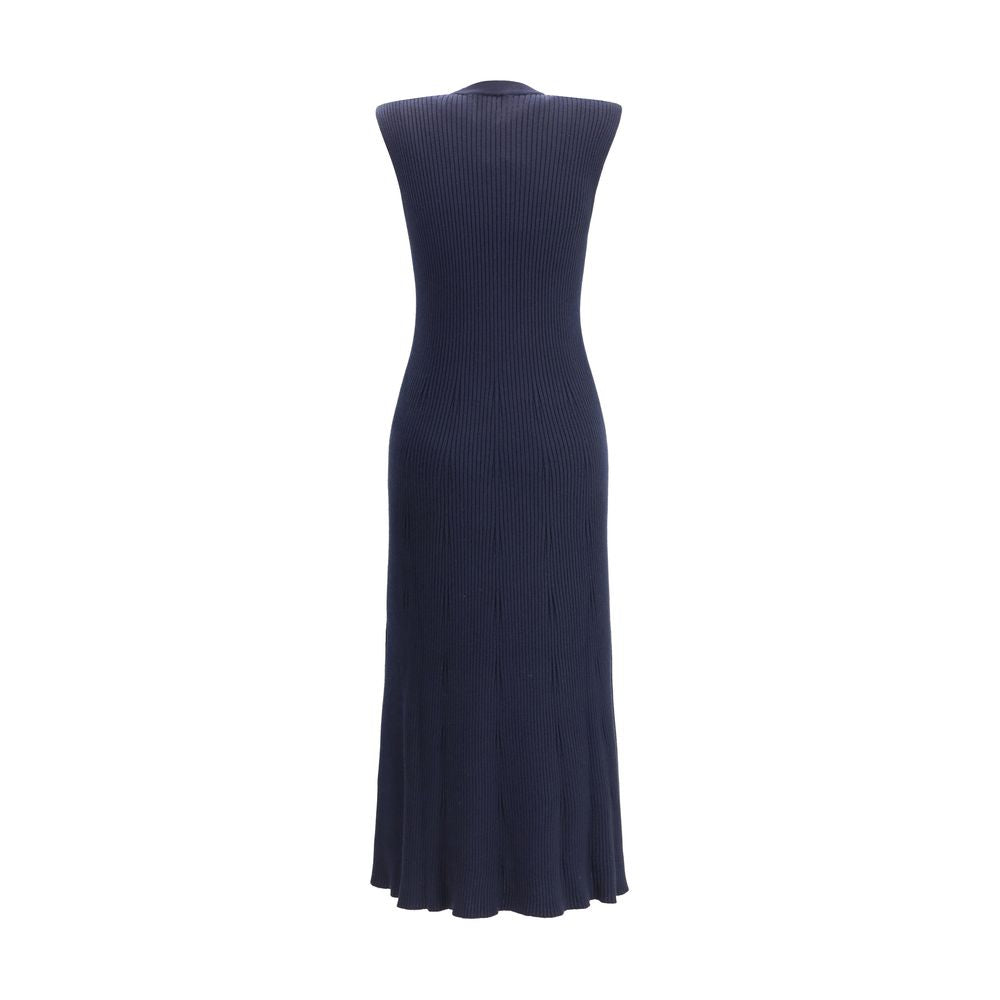 SA SU PHI Ribbed Cashmere Silk Sleeveless Long Dress