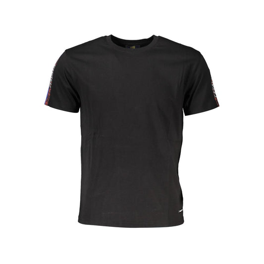 Cavalli Class Black Cotton T-Shirt: Elevate Your Everyday Wardrobe