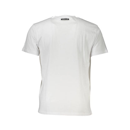 Cavalli Class White Cotton T-Shirt - Elegant Casual Essential