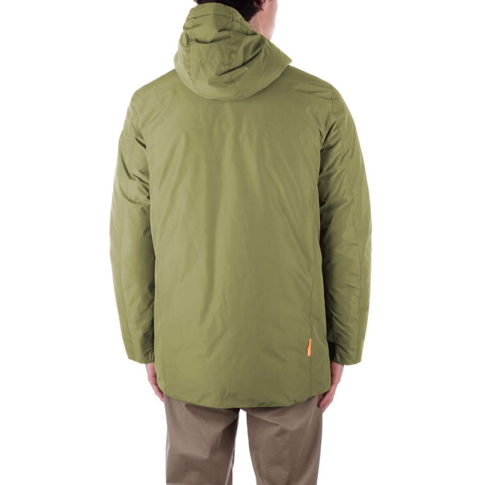 SUNS Green Polyester Jacket: A Fusion of Style and Function