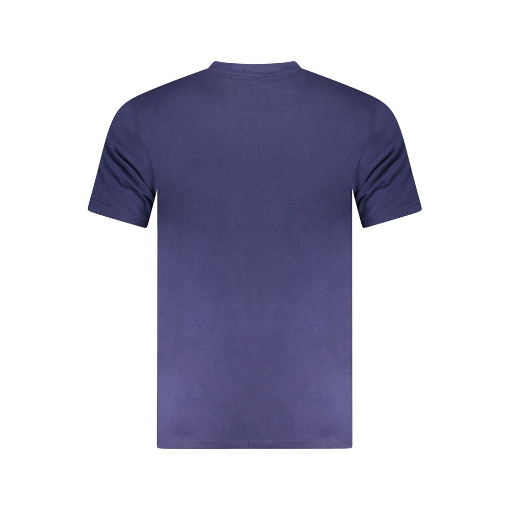 Cavalli Class Blue Cotton T-Shirt for Effortless Style