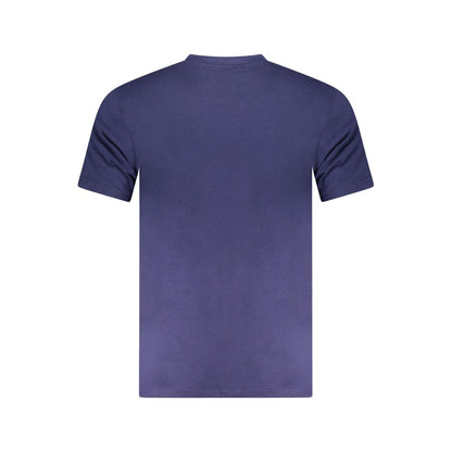 Cavalli Class Blue Cotton T-Shirt for Effortless Style