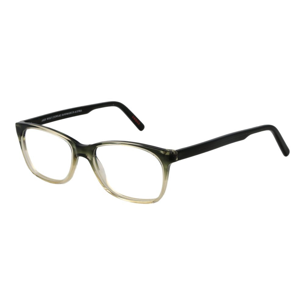 Andy Wolf Green Unisex Optical Glasses – Green Full-Rim Frame, 50mm