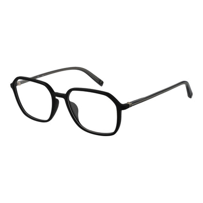 Fila Black Men's Optical Glasses – Square Full-Rim Frame, 52mm