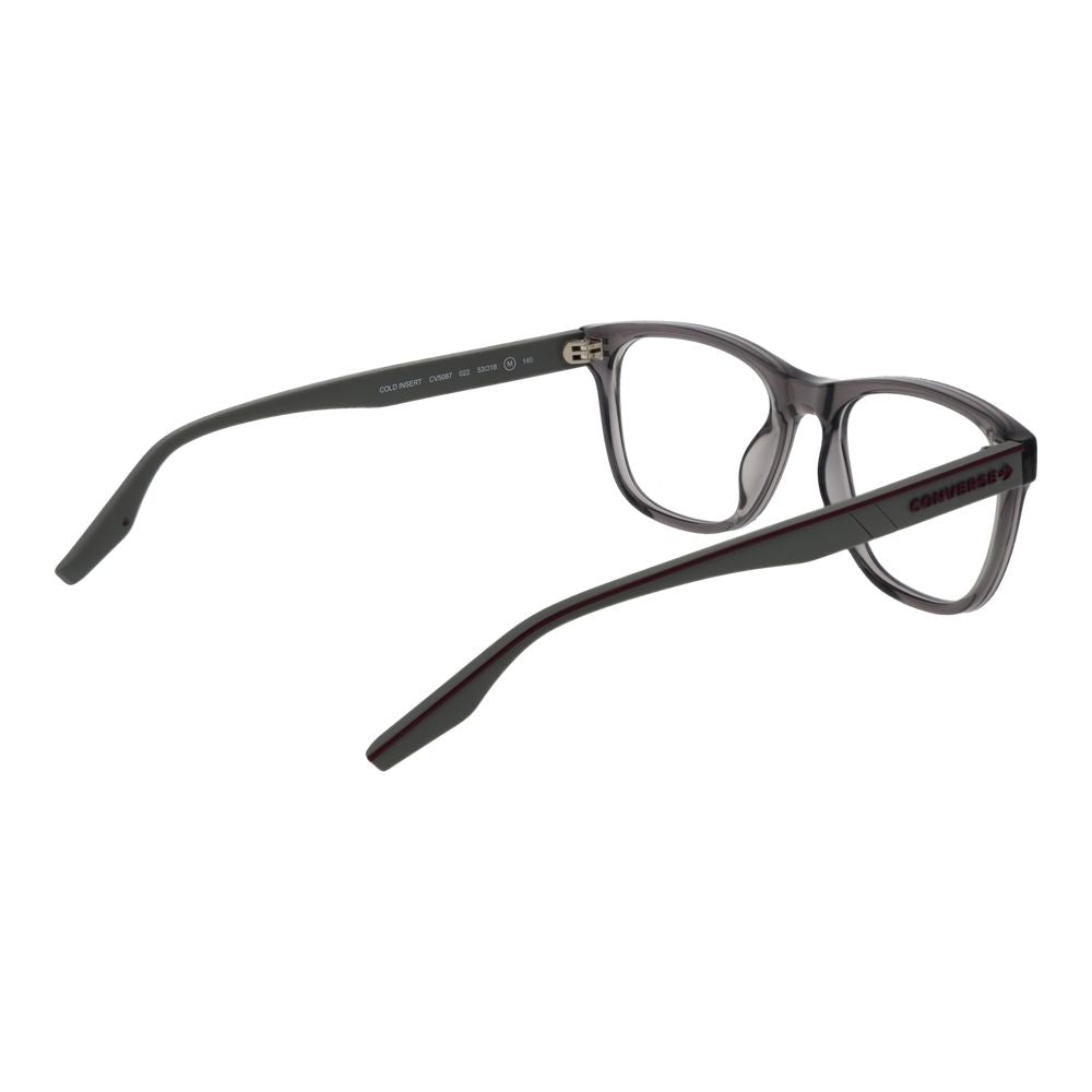 Converse Gray Men’s Optical Glasses – Square Full-Rim Frame