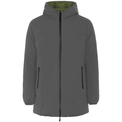 Suns Gray Polyester Reversible Jacket
