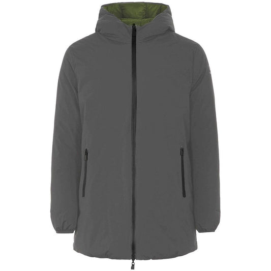 Suns Gray Polyester Reversible Jacket