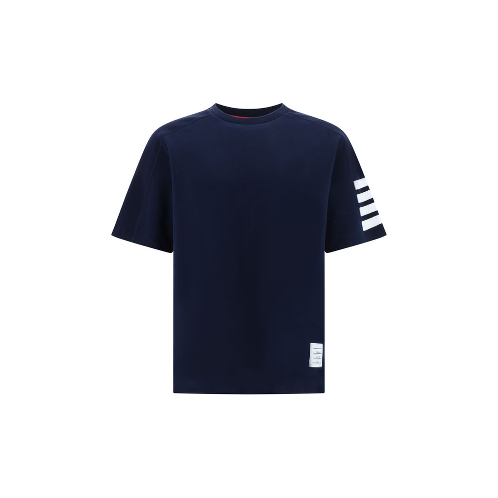 Thom Browne Horizontal Bands Cotton T-Shirt