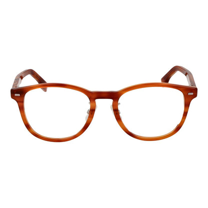 Hugo Boss Men’s Optical Glasses – Brown Panto Frame, 52mm