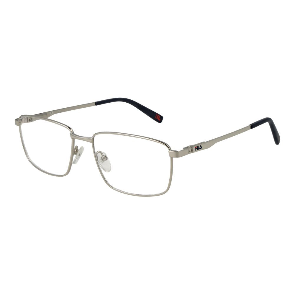 Fila Silver Men’s Optical Glasses – Rectangle Full-Rim Frame