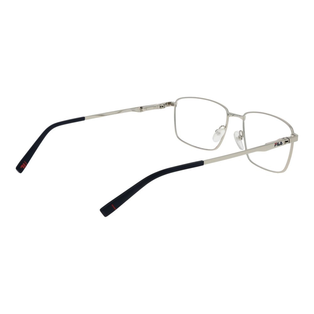 Fila Silver Men’s Optical Glasses – Rectangle Full-Rim Frame