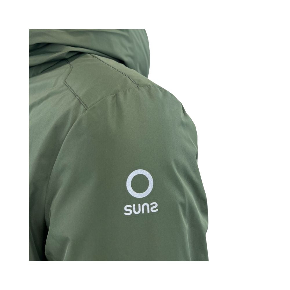 Suns Green Polyester Jacket - Performance Meets Style