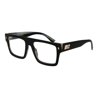 Dsquared² Men's Optical Glasses – Black Rectangle Frame, 54mm