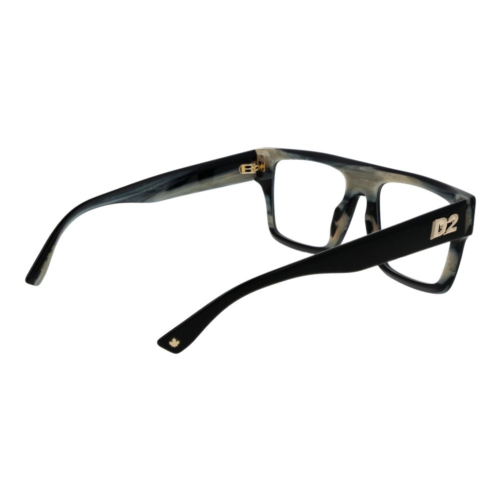 Dsquared² Men's Optical Glasses – Black Rectangle Frame, 54mm