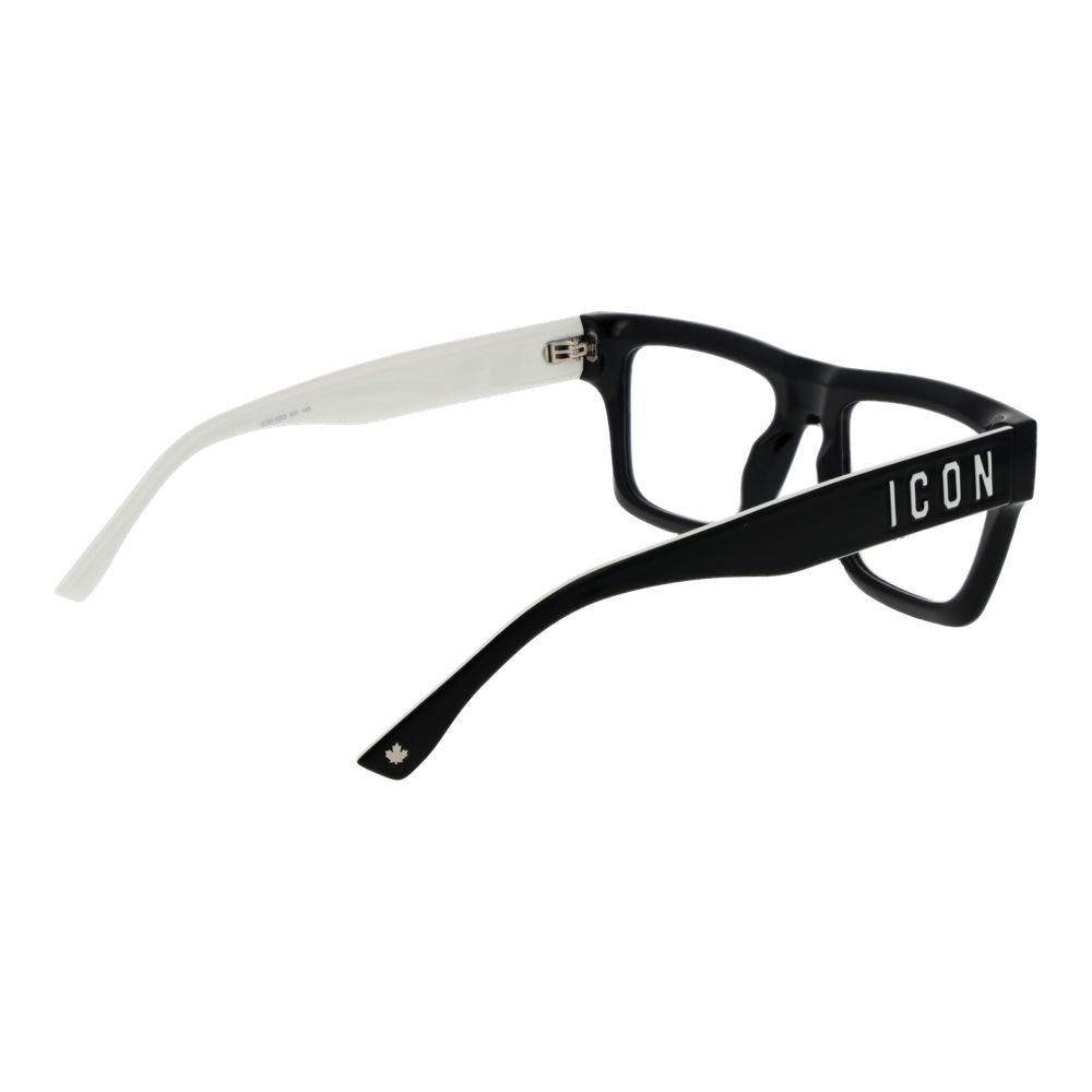 Dsquared² Men’s Optical Glasses – Black Full-Rim Frame, 53mm