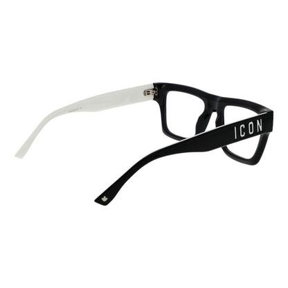 Dsquared² Men’s Optical Glasses – Black Full-Rim Frame, 53mm