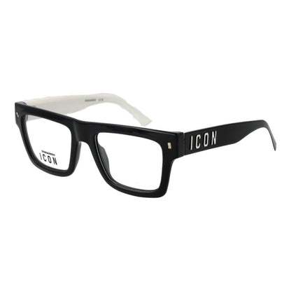 Dsquared² Men’s Optical Glasses – Black Full-Rim Frame, 53mm