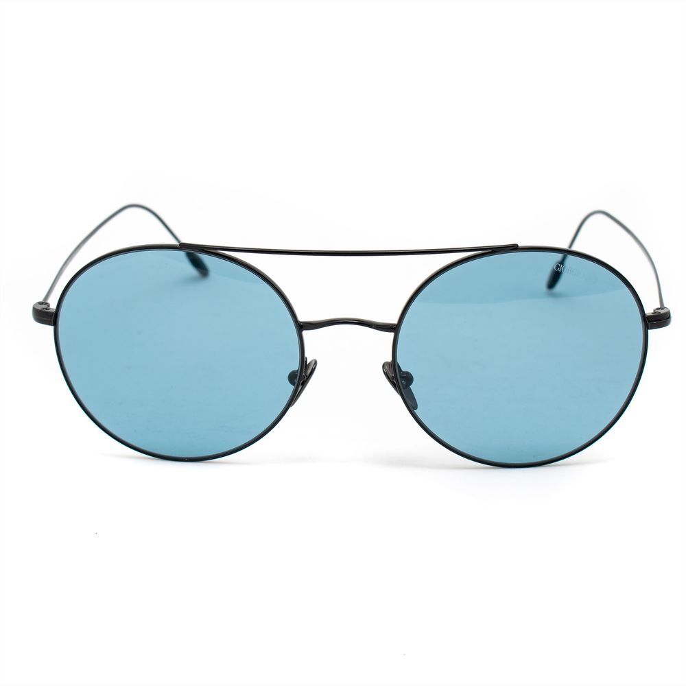 Armani Women’s Sunglasses – Blue Metal Frame, Stylish Design
