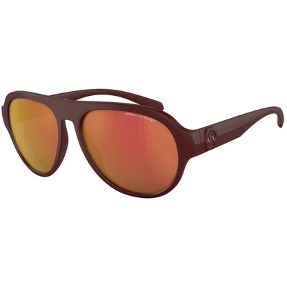 Armani Exchange Brown Acetate Sunglasses – Stylish Full-Rim Design