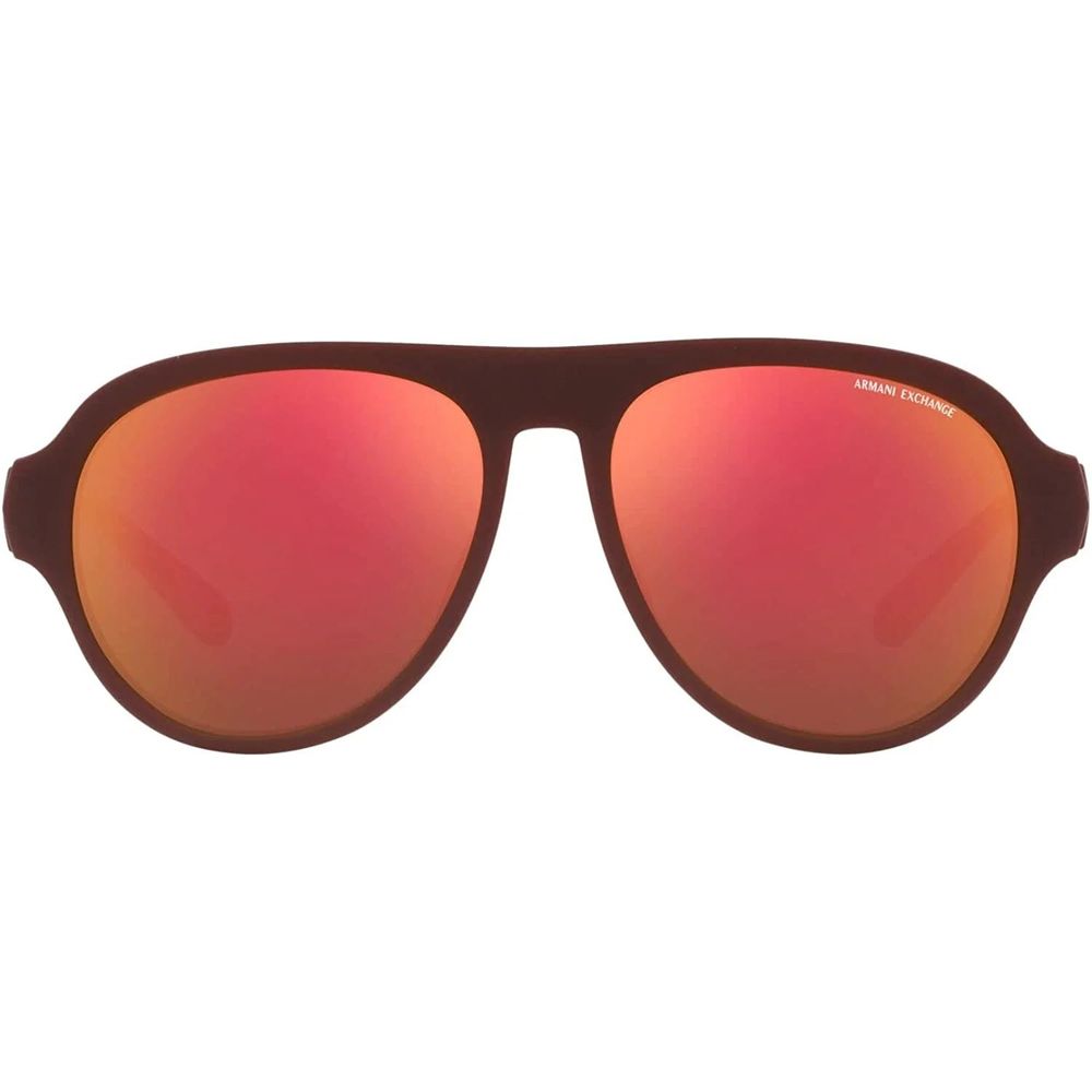 Armani Exchange Brown Acetate Sunglasses – Stylish Full-Rim Design