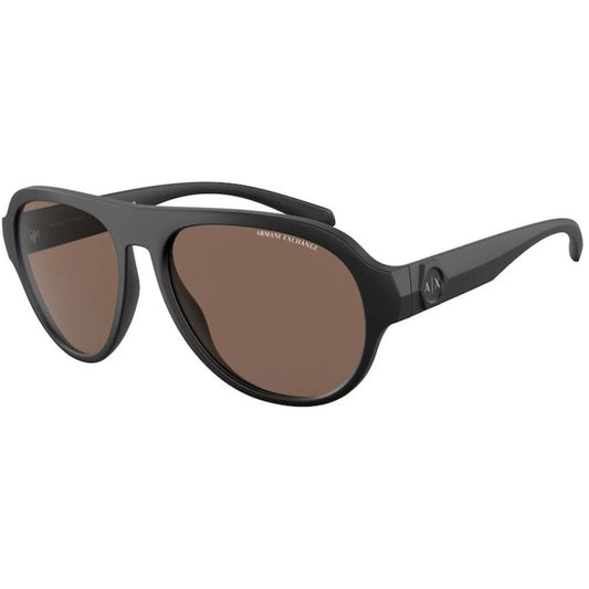 Armani Exchange Men's Sunglasses – Brown Acetate Frame