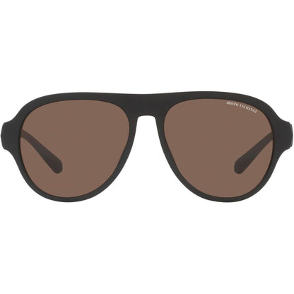 Armani Exchange Men's Sunglasses – Brown Acetate Frame
