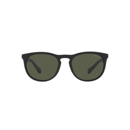 Giorgio Armani Black Acetate Sunglasses – Sophisticated Style with Green Lenses