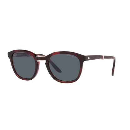 Giorgio Armani Women’s Sunglasses – Red Acetate Frame, Grey Lenses