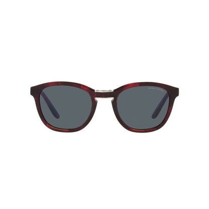 Giorgio Armani Women’s Sunglasses – Red Acetate Frame, Grey Lenses