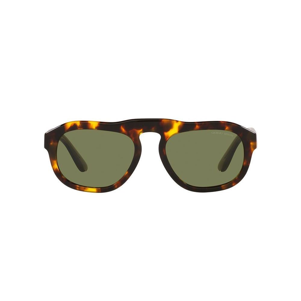 Giorgio Armani Women’s Sunglasses – Brown Acetate Frame, Green Lenses