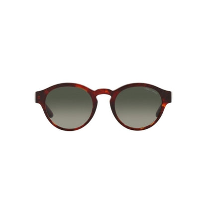 Giorgio Armani Women’s Sunglasses – Red Acetate Frame, Grey Gradient Lenses