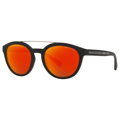 Armani Exchange Unisex Sunglasses – Orange Resin Frame, UV400