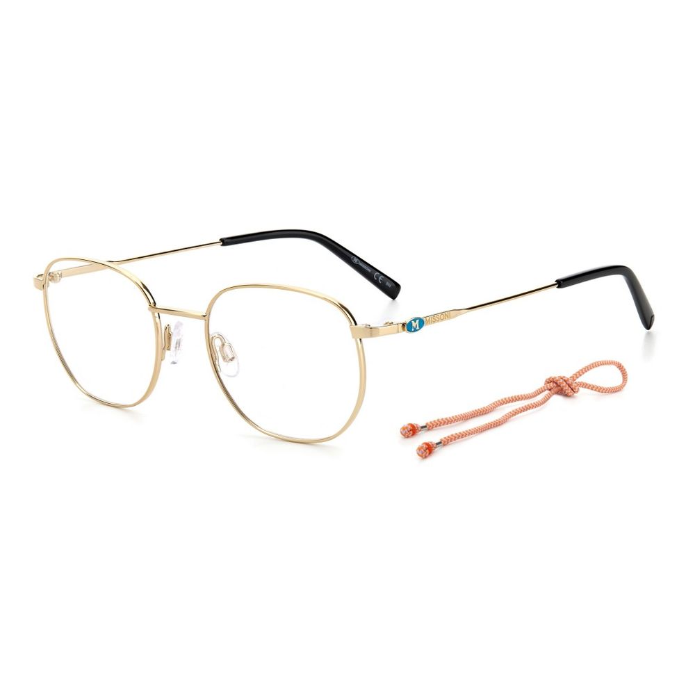 M Missoni Women's Optical Glasses – Gold Metal Frame, 49mm