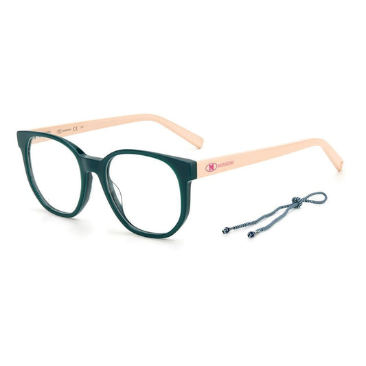M Missoni Women's Optical Glasses – Green Acetate Frame, 52mm