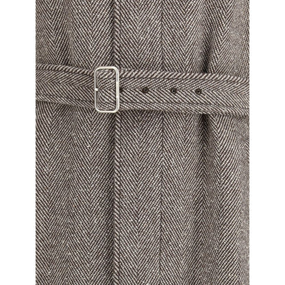 Ferragamo Herringbone Coat