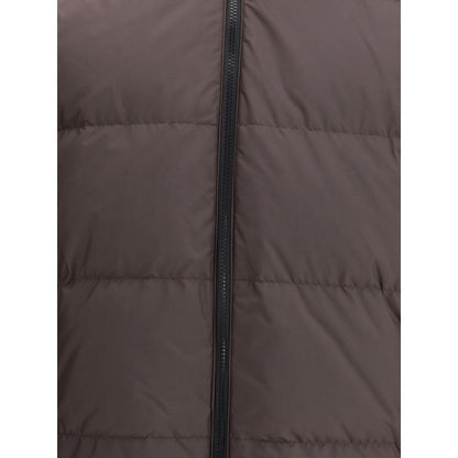 Burberry Reversible Brown Check Snowdon Puffer Jacket