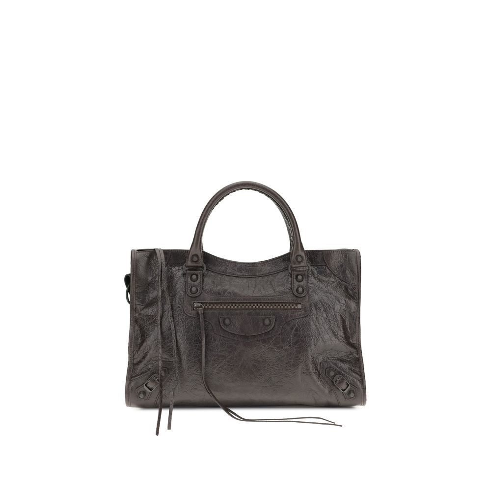Balenciaga Brown Le City Medium Shoulder Bag