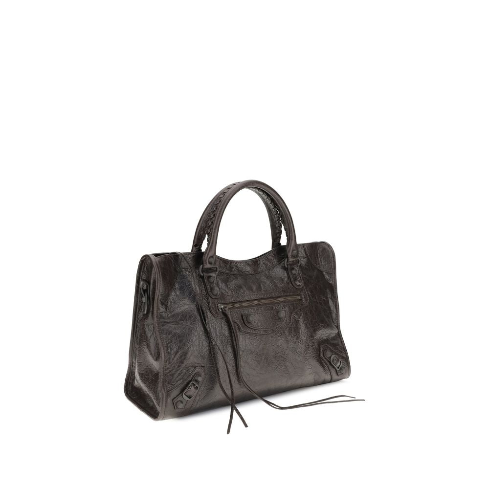 Balenciaga Brown Le City Medium Shoulder Bag