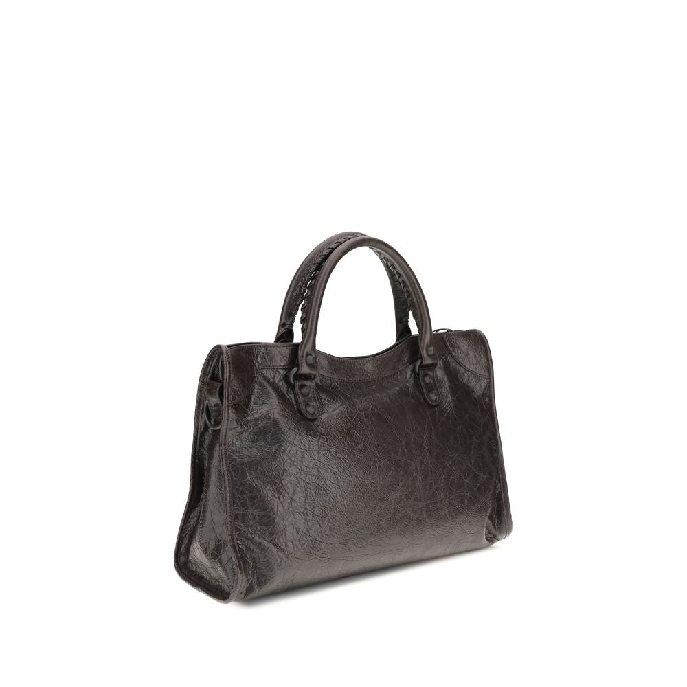 Balenciaga Brown Le City Medium Shoulder Bag