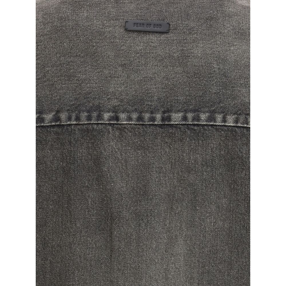 Fear of God Snap Front Denim Overshirt