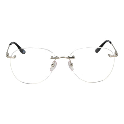 BMW Men's Optical Glasses – Silver Panto Frame, 56mm