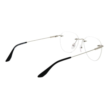 BMW Men's Optical Glasses – Silver Panto Frame, 56mm