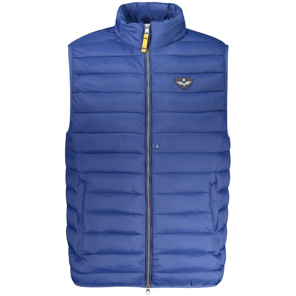 Armata Di Mare Blue Sleeveless Padded Zip-Up Gilet Jacket
