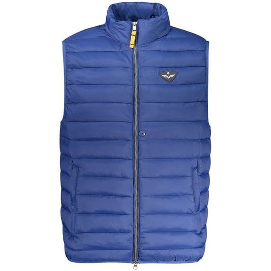 Armata Di Mare Blue Sleeveless Padded Zip-Up Gilet Jacket