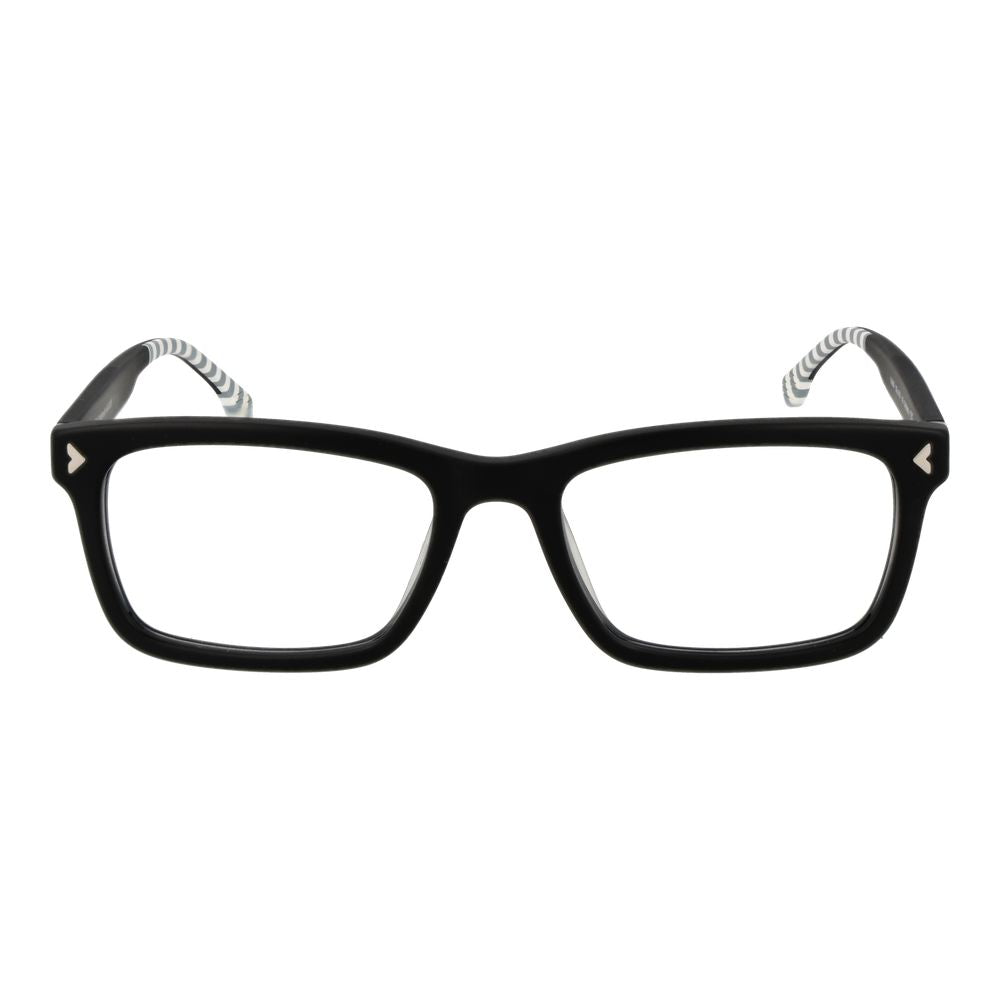 Lozza Black Men's Optical Glasses – Full-Rim Rectangle Frame