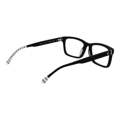 Lozza Black Men's Optical Glasses – Full-Rim Rectangle Frame