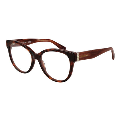 Longchamp Women’s Optical Glasses – Brown Cat Eye Frame, 52mm