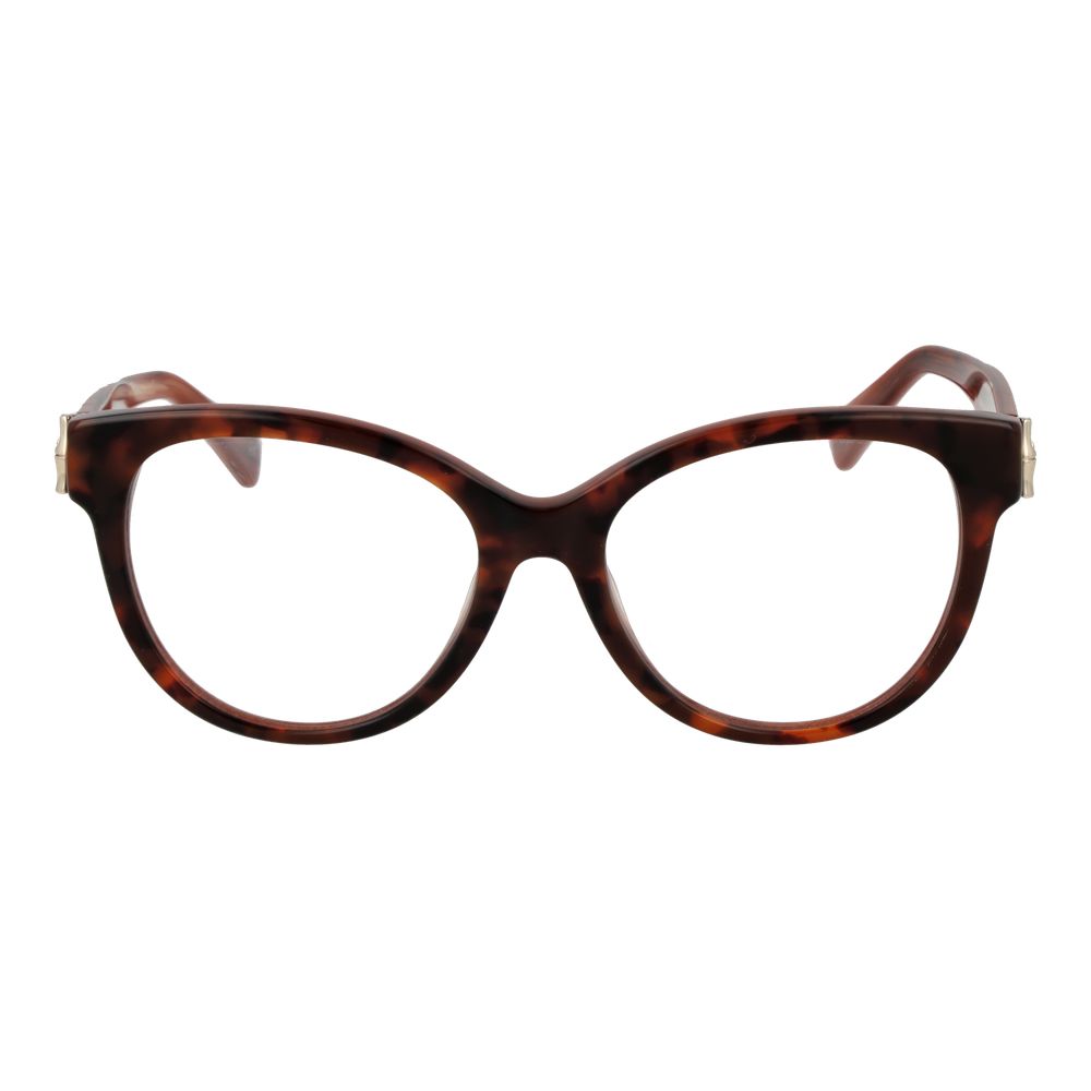 Longchamp Women’s Optical Glasses – Brown Cat Eye Frame, 52mm