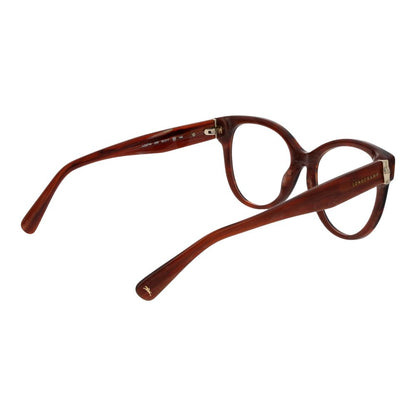 Longchamp Women’s Optical Glasses – Brown Cat Eye Frame, 52mm